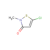 Methylchloro-isothiazolinone formula graphical representation