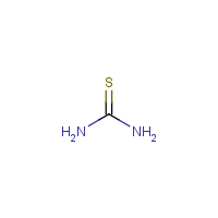 Thiourea formula graphical representation