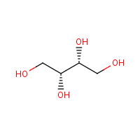 Threitol formula graphical representation